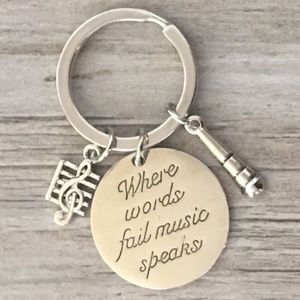 Music Keychain Gift - Musically Keychain